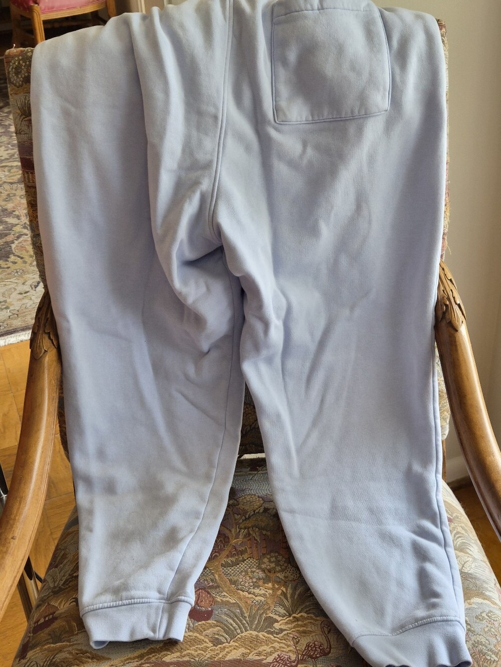 Jordan Essentials Fleece Sweatpants Carolina Powder Ice Baby Blue XL - Picture 6 of 8